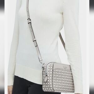 Kate Spade Gray Multi Spade Link Crossbody Bag BNWT